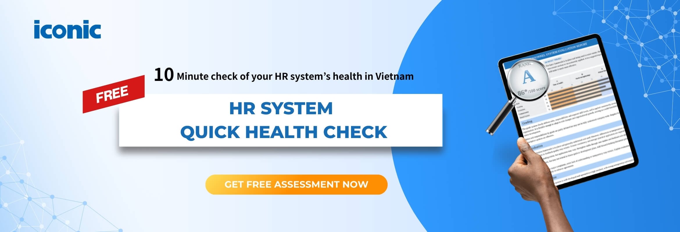 Free HR System Assessment Tool｜HR System Quick Check｜iconic HRbase