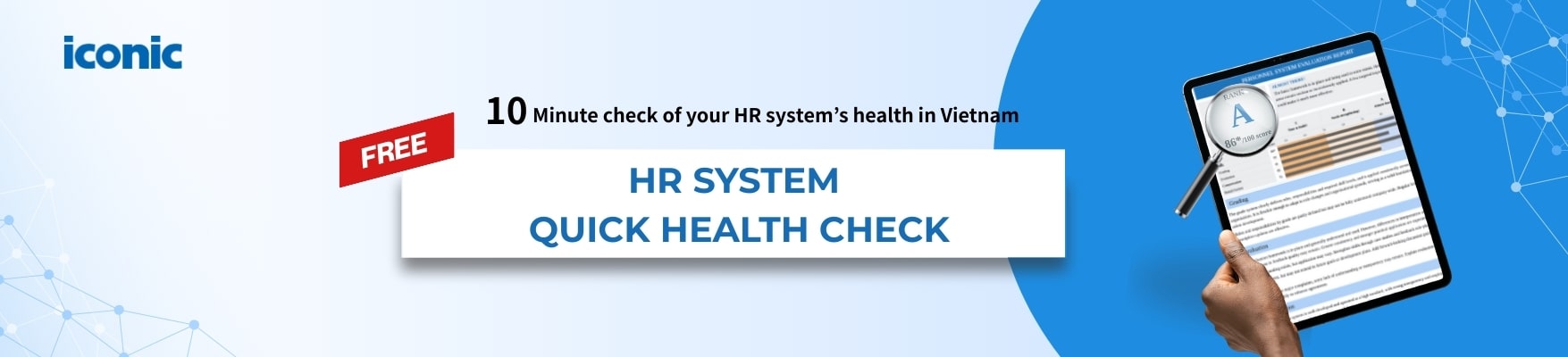 Free HR System Assessment Tool｜HR System Quick Check｜iconic HRbase